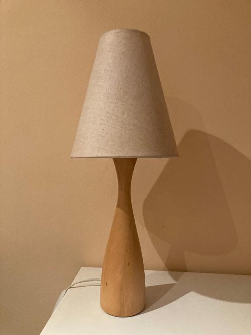Vintage Ikea Läns tafellamp, Huis en Inrichting, Lampen | Tafellampen, Gebruikt, Minder dan 50 cm, Hout, Ophalen of Verzenden