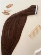 Remy invisible Tape in weft hair extension. 100% human hair., Ophalen of Verzenden, Nieuw, Pruik of Haarverlenging