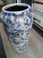 mooie grote sier vaas barok 46 cm hoog., Overige kleuren, Ophalen of Verzenden, Minder dan 50 cm, Glas