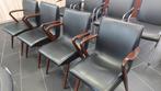 Vintage stoelen 4 stuks, Ophalen, ., Zwart, Zo goed als nieuw