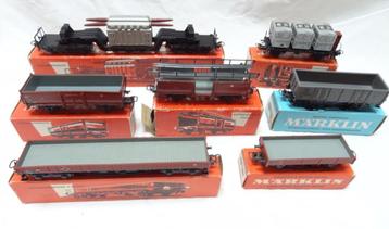 7 wagons Marklin, DB, 4503,4514,4602,4612,4614,4617,4638. beschikbaar voor biedingen