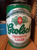 Grolsch Premium Lager 5 liter Bier Blik Vaatje (leeg) 02, Verzamelen, Biermerken, Ophalen of Verzenden, Flesje(s), Grolsch