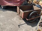 Houten fietskar bolderkar baggage wagen / kar handkar, Fietsen en Brommers, Fietsaccessoires | Aanhangers en Karren, Ophalen, Gebruikt