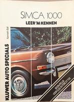 Technisch boek Simca 1000, Ophalen of Verzenden, Overige merken