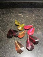 Kersthangers Glas Gekleurd 10 stuks, Ophalen of Verzenden, Gebruikt