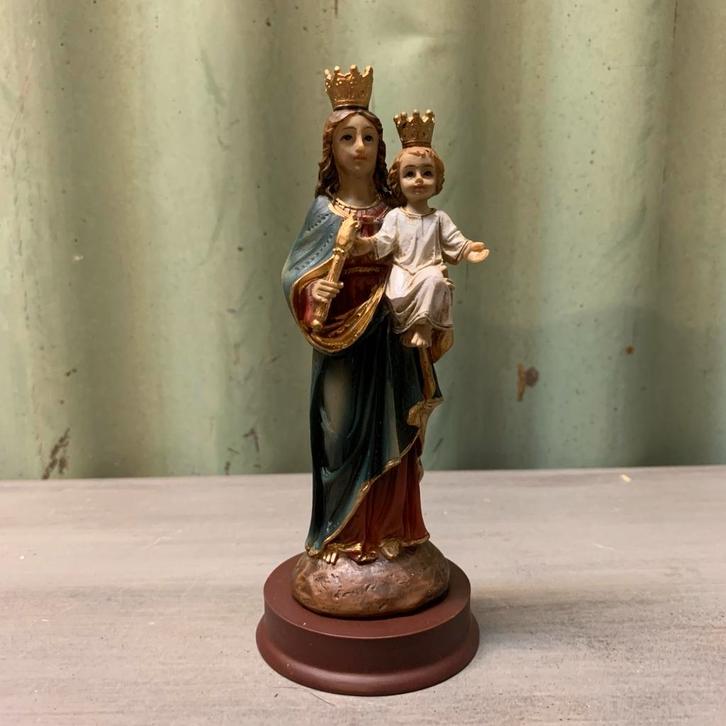 Mariabeeld met kindje jesus., Antiek en Kunst, Antiek | Religie, Ophalen of Verzenden