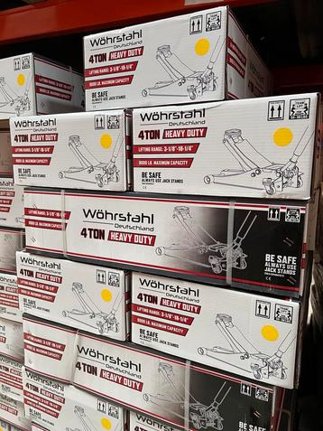 SUPER DEAL! Wöhrstahl 4 Ton Krik – Extra Laag 7,5 t/m 50 cm beschikbaar voor biedingen
