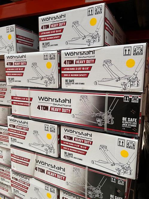 SUPER DEAL! Wöhrstahl 4 Ton Krik – Extra Laag 7,5 t/m 50 cm, Auto diversen, Krikken, Nieuw, Garagekrik, Hydraulisch, Ophalen of Verzenden