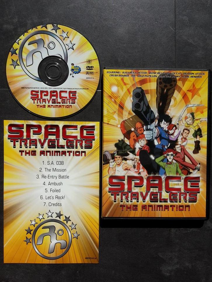 DVD - Space Travelers - Anime Film - Manga, Cd's en Dvd's, Dvd's | Tekenfilms en Animatie, Zo goed als nieuw, Anime (Japans), Tekenfilm
