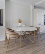 Eettafel nieuw marmer, Huis en Inrichting, Tafels | Eettafels, Ophalen, 200 cm of meer, 50 tot 100 cm, Zo goed als nieuw