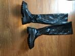 Over de knie laarzen, platte zool NIEUW maat 41, Ophalen of Verzenden, Nieuw, Zwart, Hoge laarzen