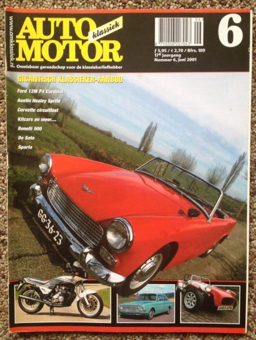 AMK: Ford 12M P4 Cabriolet, Austin Healey Sprite, Datsun 120, Boeken, Auto's | Folders en Tijdschriften, Gelezen, Algemeen, Ophalen of Verzenden