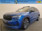 Skoda Kodiaq 1.5 TSI PHEV 204pk DSG/AUT Sportline Panoramada, 12 maanden, Zwart, 4 cilinders, Blauw