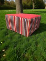 Hocker voor binnen en buiten, Vierkant, Nieuw, Stof, 50 tot 75 cm