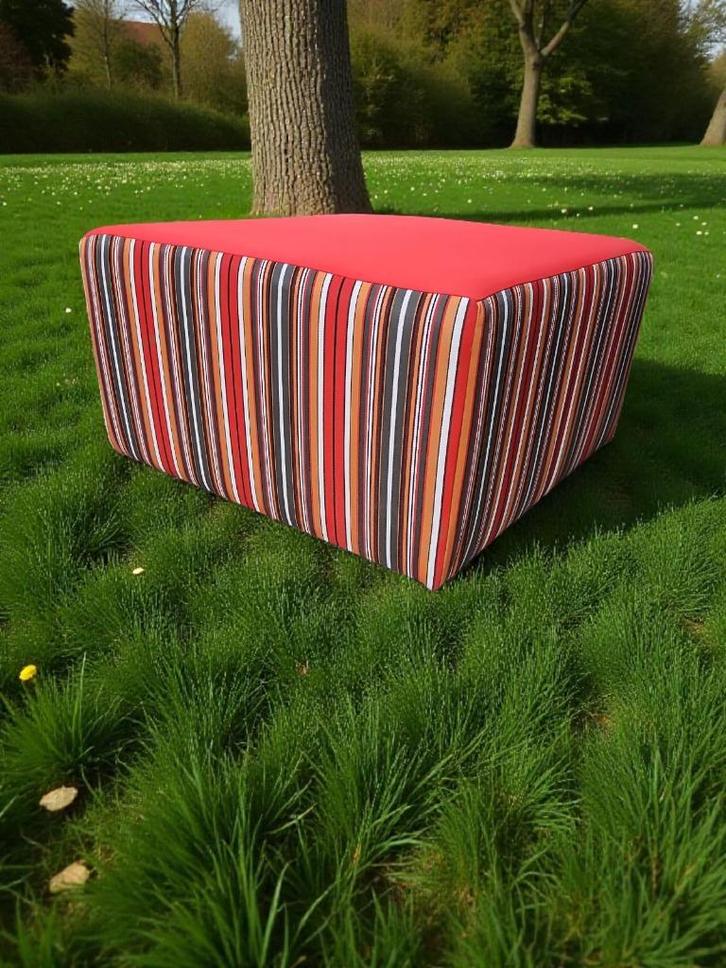 Hocker voor binnen en buiten, Huis en Inrichting, Banken | Voetenbanken en Poefen, Nieuw, 50 tot 75 cm, 75 tot 100 cm, Vierkant