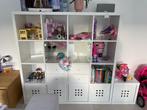 IKEA kallax kast 4x4 + bakken & inzetstukken, Huis en Inrichting, Ophalen, Kunststof, 50 tot 100 cm, Zo goed als nieuw