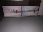 The Brooklyn bridge, Ophalen, 125 cm of meer, Zo goed als nieuw, Schilderij