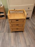 Rotan ladenkastje, Ophalen, Minder dan 50 cm, Vintage, Zo goed als nieuw