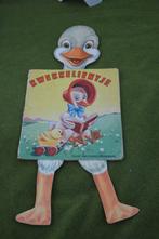 Oud boek met aankleedpop : Kwekkelientje van Mulder & Zoon, Ophalen of Verzenden, Gebruikt, Pop