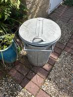 Zinken Afvalemmer Rotterdam, Huis en Inrichting, Ophalen, Gebruikt, 20 tot 30 liter, Metaal