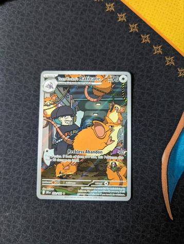 Team Rocket's Raticate Alt Art #202 Pokemon Destined Rivals beschikbaar voor biedingen