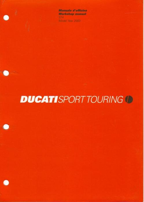 Ducati Sport Touring ST4 2003 workshop manual (5879z), Motoren, Handleidingen en Instructieboekjes, Ducati, Verzenden