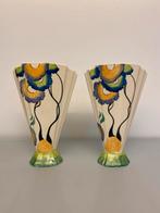 Art Deco Clarice Cliff Stijl vazen, Ophalen
