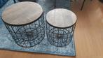 2 salontafels, Huis en Inrichting, Tafels | Salontafels, Ophalen, 50 tot 100 cm, Rond, 50 tot 100 cm