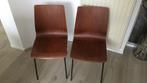 Vintage // Design stoelen Friso Kramer voor Auping, Huis en Inrichting, Stoelen, Ophalen, Gebruikt, Twee, Bruin
