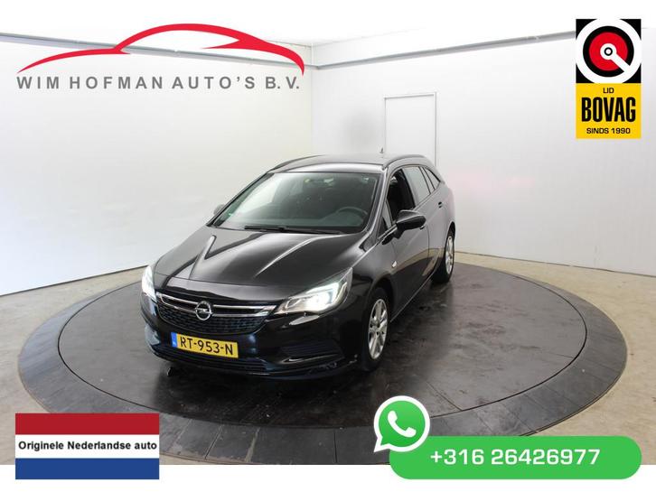 Opel Astra Sports 105PK APK 4-2026 Navi CarPlay Airco NL Aut, Auto's, Opel, Bedrijf, Te koop, Astra, ABS, Airbags, Airconditioning