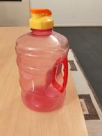 Grote Drinkfles - Roze/Geel, Ophalen, Gebruikt