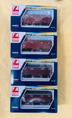 Lima: set van 4 gesloten wagens type Gs van de FS, Hobby en Vrije tijd, Modeltreinen | H0, Gelijkstroom of Wisselstroom, Wagon