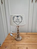 Schemerlampje grote fitting.35cm hoog., Huis en Inrichting, Lampen | Tafellampen, Hout, Ophalen of Verzenden, Zo goed als nieuw