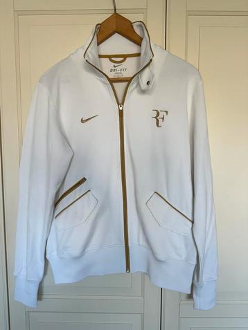 Zeldzaam Nike Roger Federer Jacket (2010) wit/goud maat: M beschikbaar voor biedingen