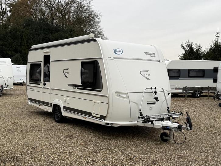 Fendt Opal 465 FSB Performance uitv. Bomvol, Caravans en Kamperen, Caravans, Bedrijf, tot en met 4, Rondzit, Fendt, Frans bed