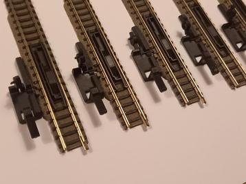 5 stuks Fleischmann ontkoppelrails inclusief verzendkosten beschikbaar voor biedingen