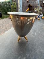 Vintage Metalen wijnkoeler vermoedelijk alessi, Ophalen of Verzenden, Gebruikt