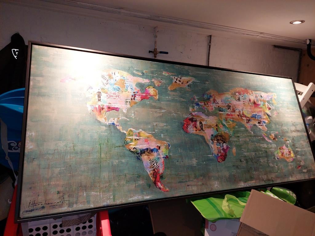 Landkaart SchilderijAtelier Paint-Ing, Ingeborg herckenrath, Ophalen