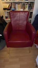 4 prachtige stoelen van dik leer, Ophalen, Minder dan 75 cm, Leer, Zo goed als nieuw