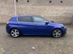 Peugeot 308 5-D 2015 Blauw, Panoramadak, Zwart, Blauw, Origineel Nederlands, Handgeschakeld