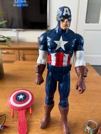 Captain America Actiefiguur met Accessoires, Kinderen en Baby's, Speelgoed | Actiefiguren, Ophalen of Verzenden, Gebruikt