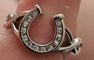 Nieuwe ring hoefijzer zilver 925 beschikbaar voor biedingen