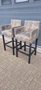 Barkrukken met rugleuning armleuning, Ophalen, Geen, 60 tot 90 cm, Zo goed als nieuw