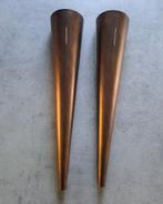 Mooie Wandlampen Set, Huis en Inrichting, Woonaccessoires | Kandelaars en Kaarsen, Ophalen, Zo goed als nieuw, Bruin, Brons of Koper