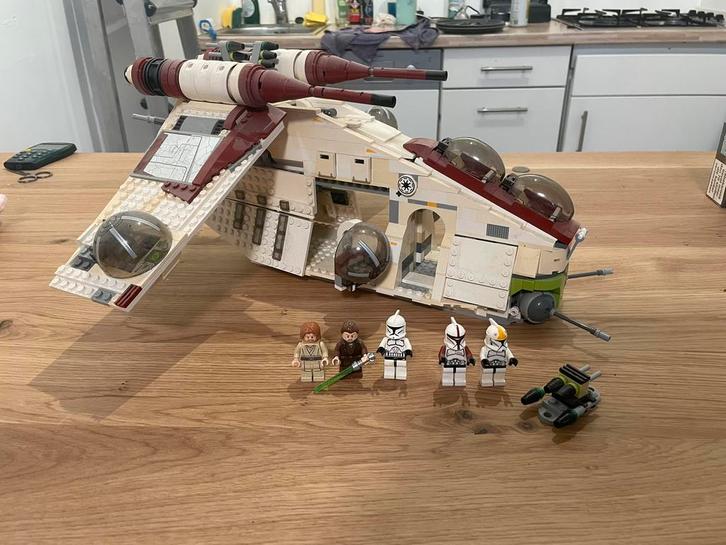 Lego Republix Gunship 75021 Gebruikt, Kinderen en Baby's, Speelgoed | Duplo en Lego, Gebruikt, Lego, Complete set, Ophalen of Verzenden