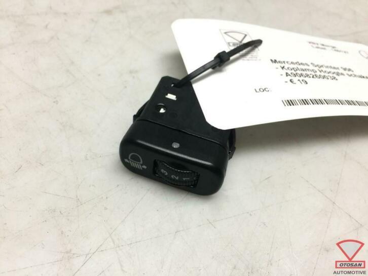 mercedes sprinter 906 koplamphoogte schakelaar a9068260038, Auto-onderdelen, Dashboard en Schakelaars, Mercedes-Benz, Gebruikt