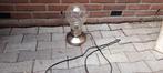 te koop lamp met dikke glazen kap 15 cm doorsnee 30 cm hoog, Nieuw, Ophalen of Verzenden, Glas, Bol lamp