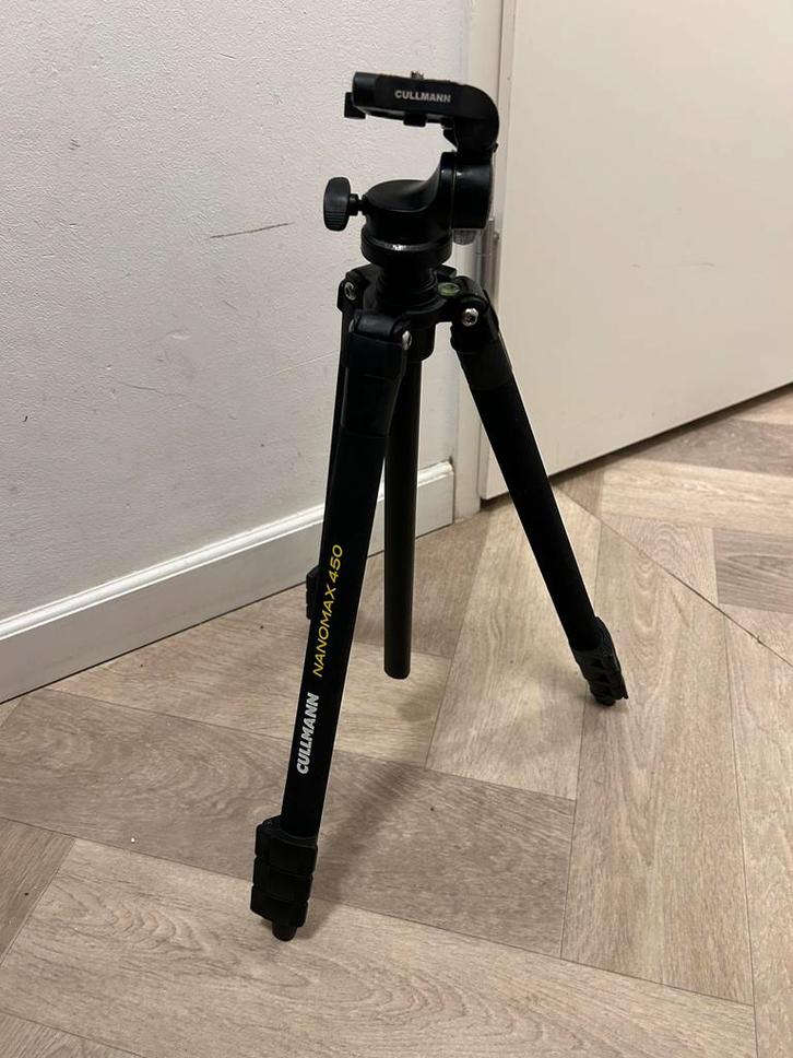 Cullmann Nanomax 450 Driepootstatief, Audio, Tv en Foto, Fotografie | Statieven en Balhoofden, Zo goed als nieuw, Driepoot, Minder dan 150 cm
