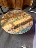 ronde salontafel met klep, Ophalen, Gebruikt, Rond, 50 tot 100 cm