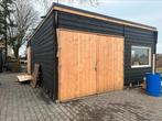 Geïsoleerde demontabele schuur opslag werkplaats 6x10 meter, Tuin en Terras, Tuinhuizen, Schuur, Ophalen of Verzenden, Zo goed als nieuw